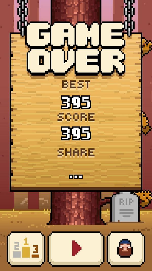 Tweetwith_price's tweet photo. Scored 395 in Timberman!  #timbeeer -> https://t.co/g4z3OkpLEl @TWO_Ls_SANTANA  @suttin_lite http://t.co/1KHHP78ZwM