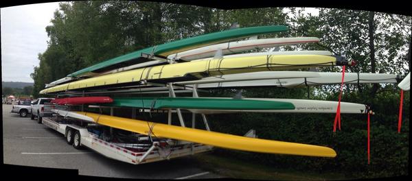 EdmontonRowing's tweet image. Hello #Burnaby Lake! We&apos;re ready to rig some boats! #rcamasters