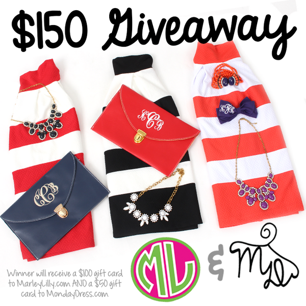 ShopMondayDress's tweet photo. {GIVEAWAY} Win $150 in Gift Cards from @ShopMondayDress and @MarleyLilly! Click here to enter: http://t.co/w50ZOdZdVH http://t.co/A3reo17InP