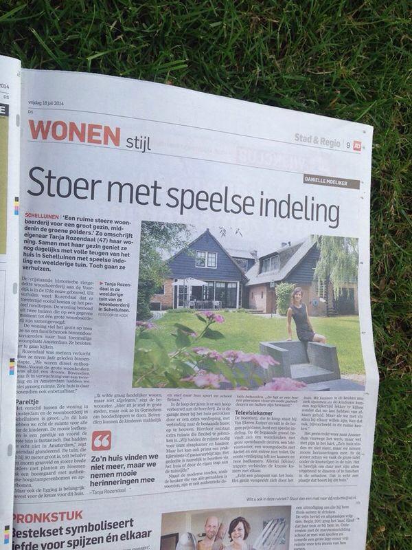 Vandaag in <a href="/ADrivierenland/">AD Rivierenland</a>, prachtige woonboerderij Schelluinen te koop! Ongetwijfeld heerlijk toeven op zomeravond!