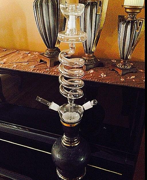 Spyro Design with the only glass hookah stem that fits a Egyptian/KM base. Perfect for building your own hookah!