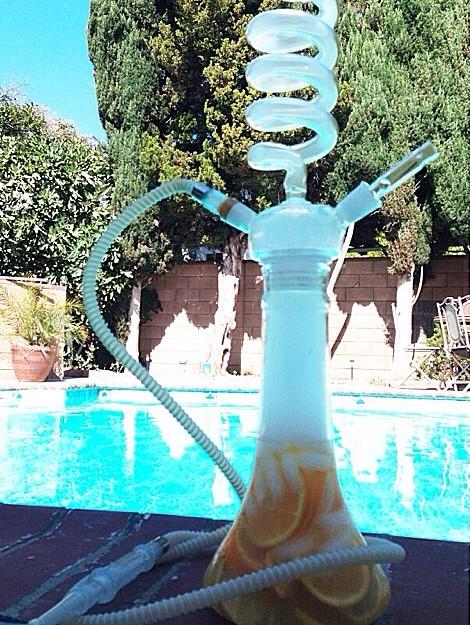 Self Cooling &amp; Cleanest Hookah Smoke Due to the Coils. #OrangeBase