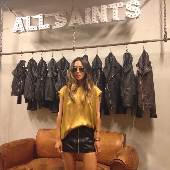 AllSaintsLive's tweet photo. LA.

Hanging out with @AIMEESONG from Song of Style this afternoon in our Beverly Hills store. http://t.co/O8OKgvAinT
