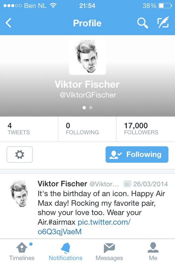 fxckviktor's tweet photo. Viktor heeft 17K volgers 💓 http://t.co/WfcerAJS4k