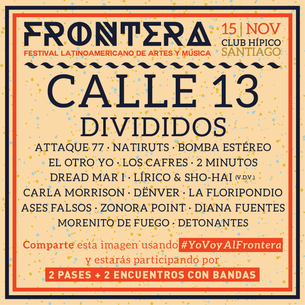 carolinaeze's tweet photo. #YoVoyAlFrontera 🎤🎸🙌
http://t.co/uBpcCTHUVL