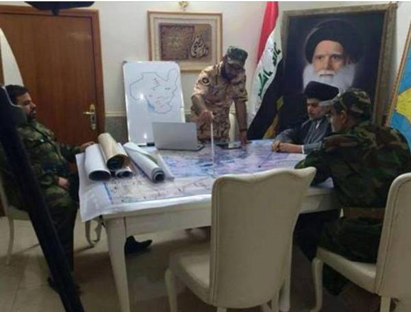IRQIRQ1's tweet photo. في العراق الجديد،قائد مليشيا قتل طائفي يدير قطعات عسكرية لقتل مخالفيه بالمذهب والغريب ان اسمهم "سرايا السلام" http://t.co/B4uQfSq6q1