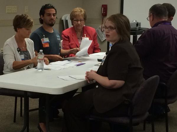 DabneyLMP's tweet photo. San Jose LMP demonstrates how the face-to-face UBT assessment works. #transformkp http://t.co/0dgqYXgocv