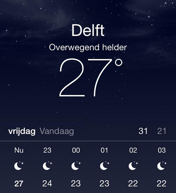 Lekker tot laat buiten natafelen in deze warme zomerse avond.