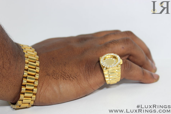 LuxRings's tweet photo. The perfect compliment to any #gold accessory. LuxRolex "Bang" Yellow Gold #Ring: http://t.co/2c1PWNXOm3

#LuxRings http://t.co/dRmFlWe6tQ