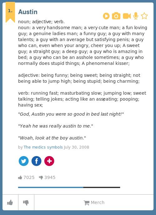 Urban Dictionary on Twitter "asmay20 Austin noun
