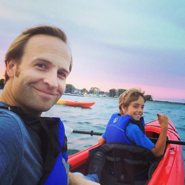 briancalley's tweet photo. Collin and I had a great time #kayaking with @DetRiverSports &amp; @PureDetroit313 on the #Detroit River. #PureMichigan http://t.co/2Nbm7n0GJ5