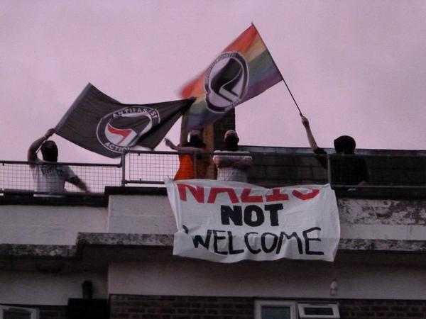 NorthLondonAF's tweet photo. #Cricklewood is a nazi-free area! Be there tomorrow, from 11:30am to stand up to fascists! @NWLondonUnited #antifa http://t.co/SL6b4TE6XK