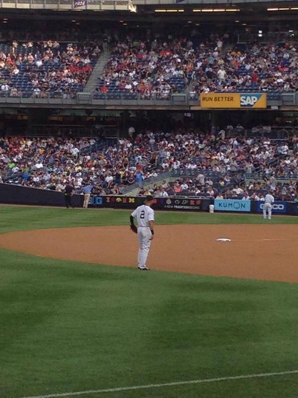 m_mosc's tweet image. Yankee game!!