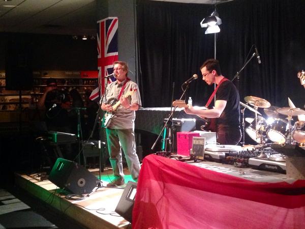LisaAnnWilton's tweet photo. Brian Griffiths playing some Big Three tunes at @nmc_canada for the Some Other Guys doc fundraiser. #yyc #merseybeat http://t.co/BJ5iyYJjff