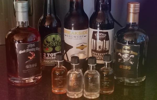 GrogMe's tweet image. R&amp;amp;D Day w/ @breaksidebrews, @2TownsCider &amp;amp; @ThreeCreeksBrew! Beer cocktails? Wait 'til you see what's comin out next!