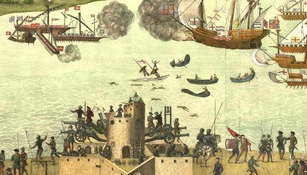 HistoryNeedsYou's tweet photo. Good morning. Henry VIII's warship, The Mary Rose, sank OTD 1545 but we can see her today in @MaryRoseMuseum #Tudor http://t.co/z3UJTZcuAS
