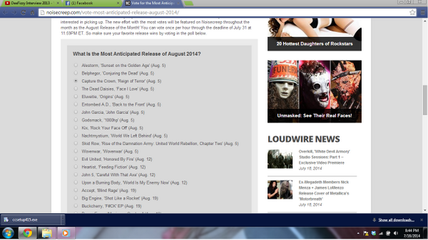 DannyDistortion's tweet image. Aye Guys! Vote for @capturethecrown for the most anticipated 2014 release at noisecreep.com/vote-most-anti… i already did! :D