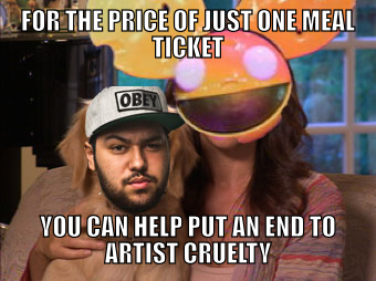 In case you missed today's entertainment <a href="/deadmau5/">Goat lord</a> <a href="/Deorro/">Deorro</a> <a href="/SarahMcLachlan/">Sarah McLachlan</a>