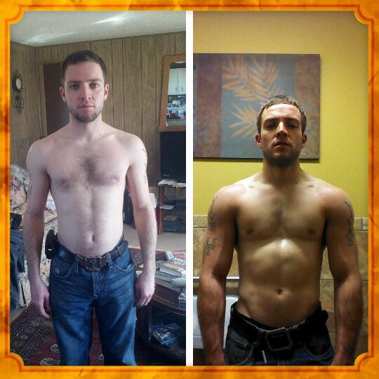Ripped Redneck on Twitter "2 years ago and today... still getting on