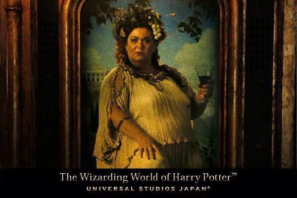 ｕｓｊ最新情報局 ハリーポッター No Twitter ホグワーツ城内では グリフィンドールの談話室の 入口を守るあの肖像画 太った婦人 レディ が 通りゆく皆さんに語りかける T Co 61vm1ev7zi