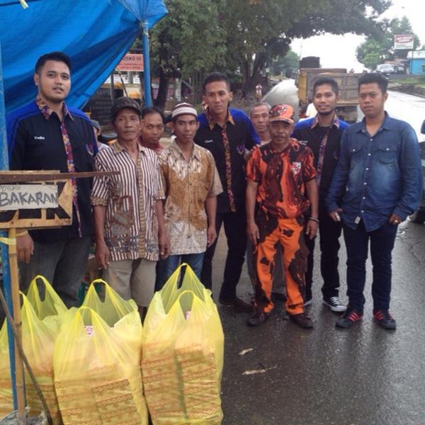 Wujud aksi nyata, tanggap dan peduli korban kebakaran jln MT. Haryono Samarinda