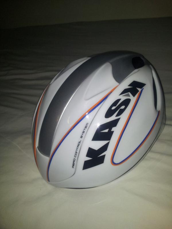 Customized my @KaskHelmets infinity yesterday. Now matches the <a href="/SCcycling/">Service Course LLC</a> team kit!