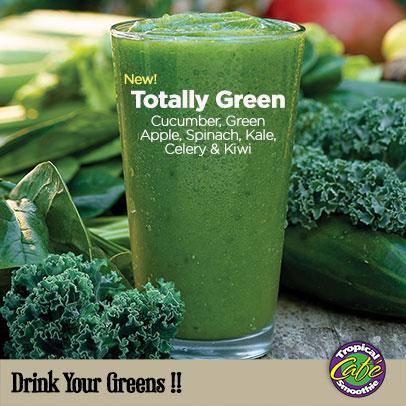Totally Green Tropical Smoothie Recipe 