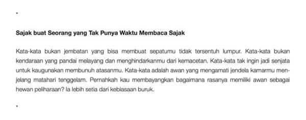 Unduh Gratis Gambar Bernard Batubara On Twitter Sajak Buat Seorang Yang Tak Punya Terupdate oleh Cikimm.com