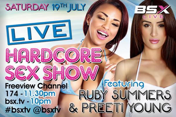 Tonight on #BSXTV enjoy #Hardcore #xxx action #live with @preeti_young &amp; @MissRubySummers http://t.co/Hw2nJHdTcq http://t.co/sylhht8NR8