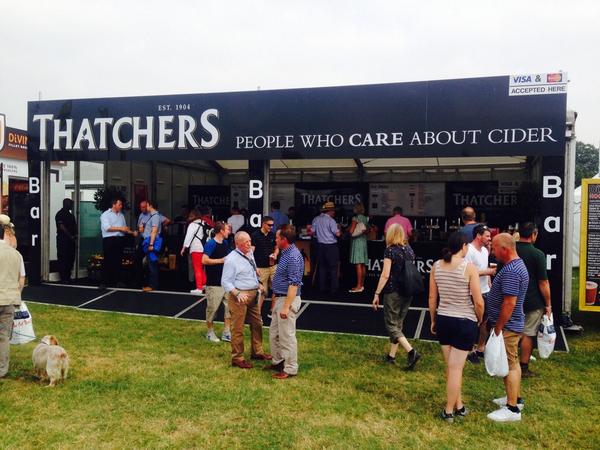 Come and join us for a pint of cold thatchers <a href="/thatchers_cider/">Thatchers</a> @sfccatering <a href="/BlenheimPalace/">Blenheim Palace</a> <a href="/TheGameFair/">The Game Fair</a>