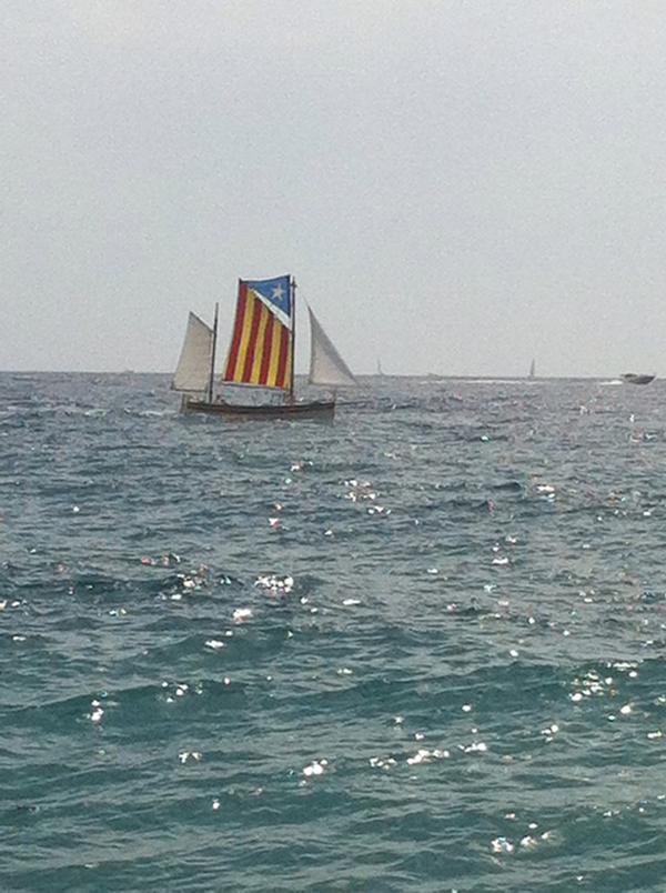roquini's tweet photo. Mireu quina maravella passa per davant nostre!! Aquest si mereix un RT #SíSí http://t.co/57oOesL0hN