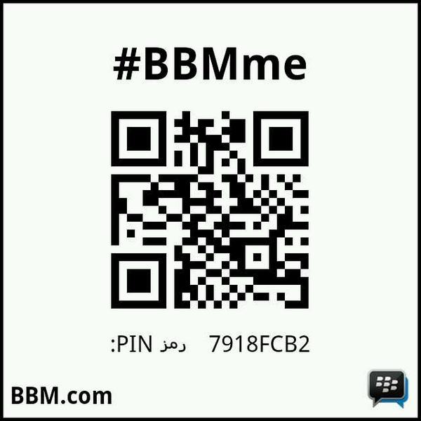 #BBMme PIN: 7918FCB2
pin.bbm.com/7918FCB2