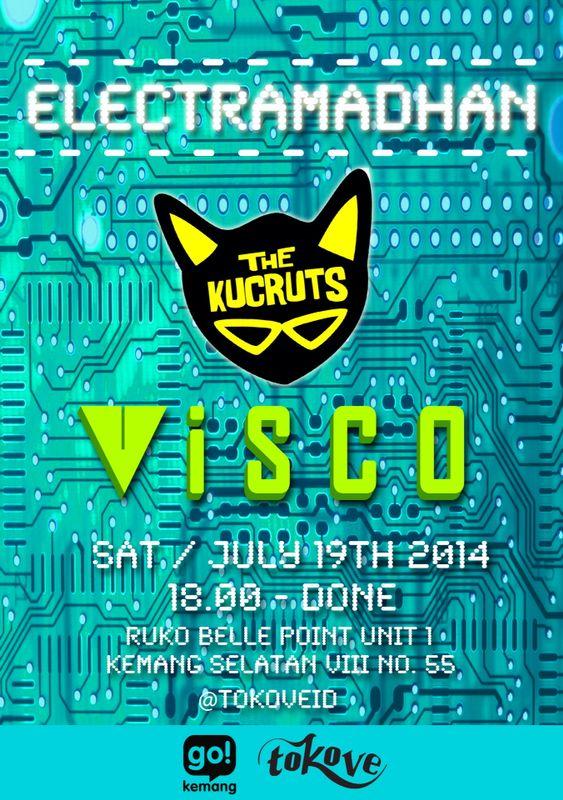 Yuk ahh malam ini kita jejogetan elektro bareng <a href="/visco_music/">Visco</a> <a href="/thekucruts/">The Kucruts</a>