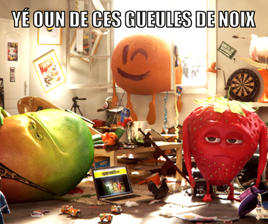 oasisbefruit's tweet photo. "Yé oun de ces gueules de noix" #EffetPapayon s01e04 http://t.co/ZVmAQtJjEn http://t.co/n3dnogjQjR