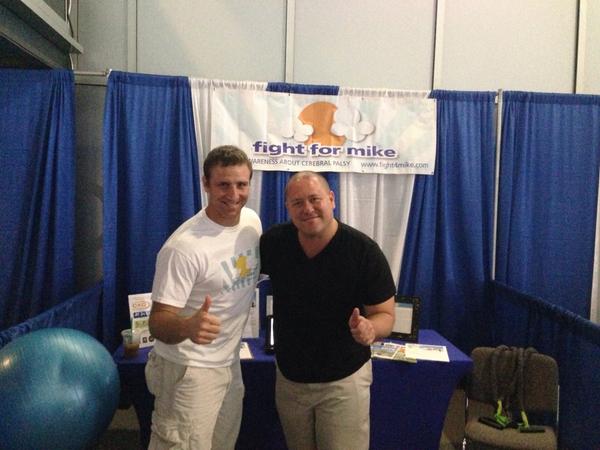 Check out the Fight For Mike booth at the NBC 4 and NYGiants health and fitness expo
