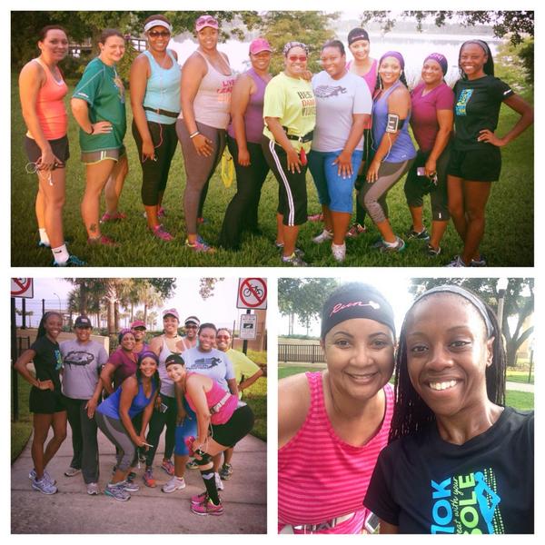 heartbeat4many's tweet photo. @blackgirlsrun best way to start your Saturday! #blackgirlsrun #Orlando #FL http://t.co/OYZmMRqQMX