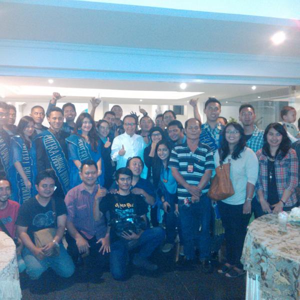 Buka puasa bersama rekan2 wartawan