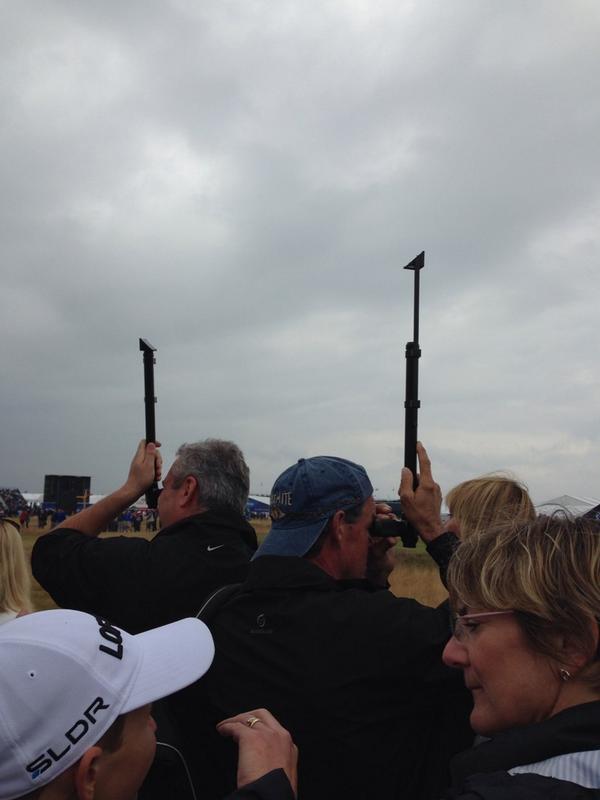 sophiestaffa's tweet photo. Love a periscope #BritishOpen #optics http://t.co/5USVYPK6oR
