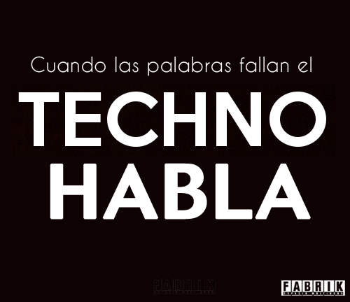 fabrikdiscoteca's tweet photo. Cuando las palabras fallan, el TECHNO habla. ❤ http://t.co/NfEFByX0xv