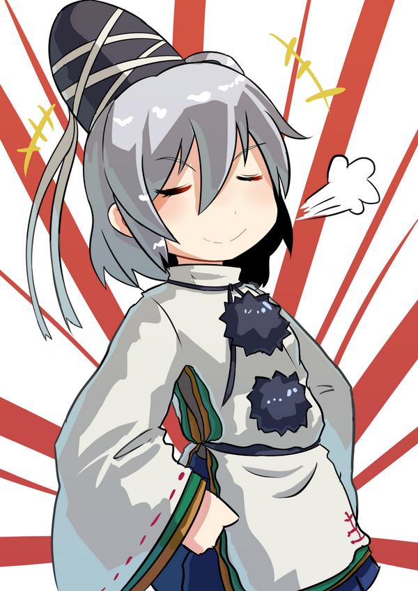 物部布都 「たいしさまおおもわずにがわらいとじこあきれがお#深夜の真剣お絵描き60分一本勝負」|はしろのイラスト