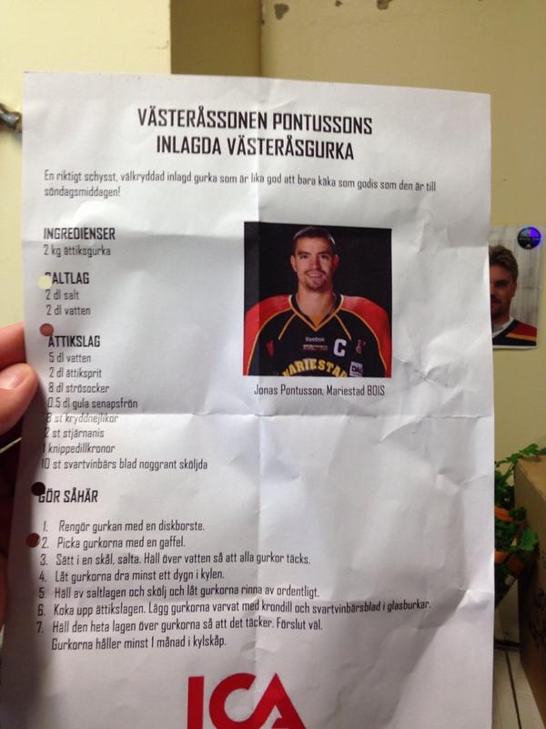 AbbeSamuelsson's tweet photo. Tjäna gurkan @JPontusson http://t.co/R5UdDgnbzH