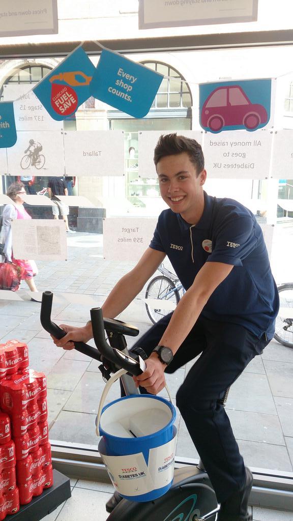 Young Gresh starting as he means to go on. Using our scale for good and raising money for <a href="/DiabetesUK/">Diabetes UK</a> <a href="/MarkJGresham/">Mark Gresham</a>