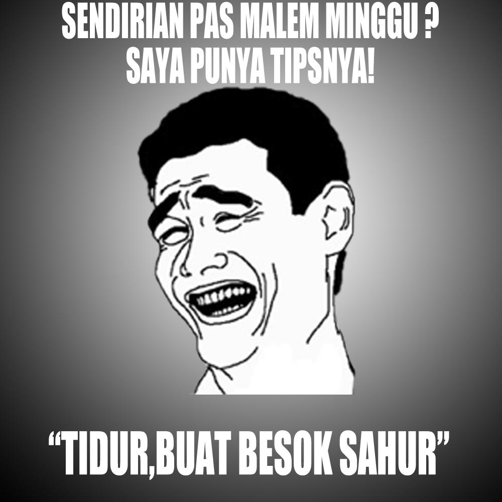 Meme Comic Indonesia On Twitter Buat Besok Sahur Can Http T