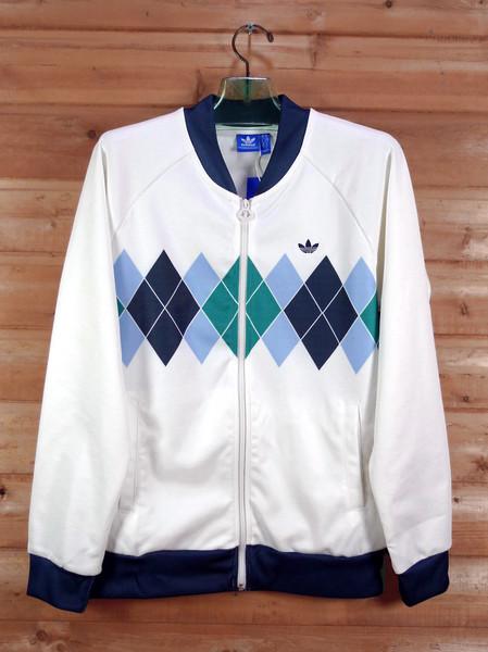 adidas argyle track top