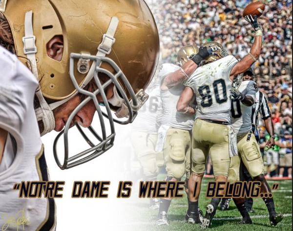 All notredame fans do #NotreDame