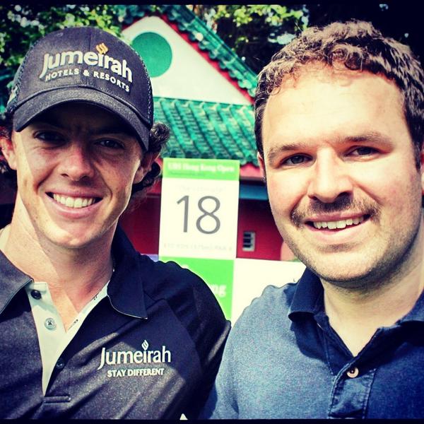 Dannyontour's tweet image. It's at this point a couple of years ago I gave @McIlroyRory a couple of #triggerwords to win #TheOpen