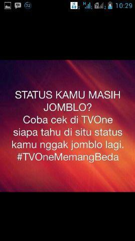 Buru gih dicek bebi cek #TVsatumemangbeda #dankamumemangjomblo
