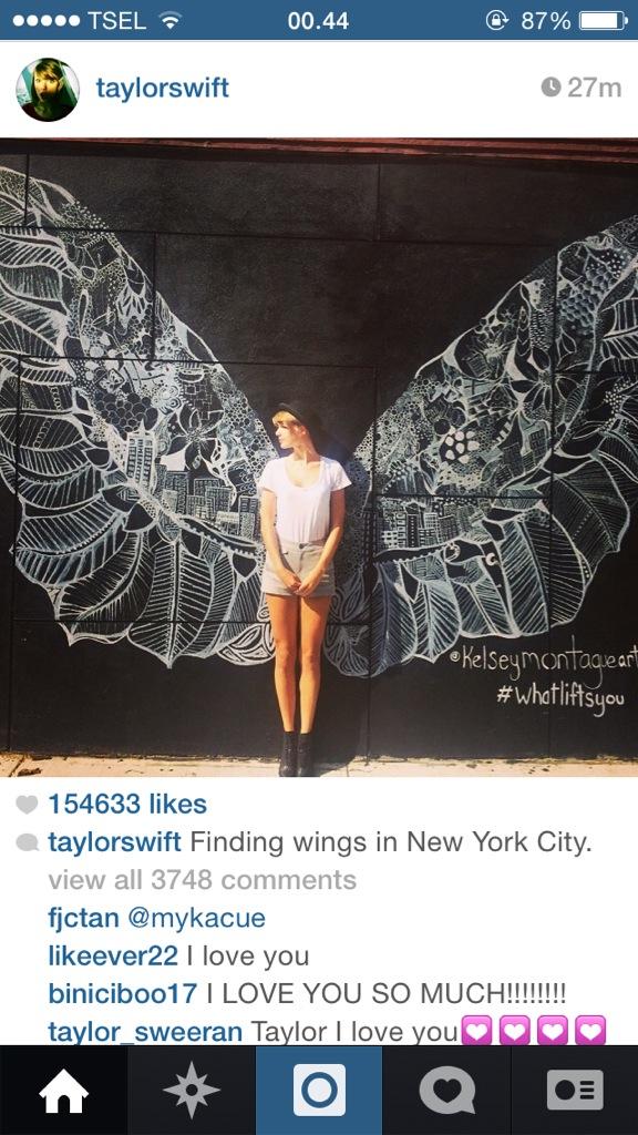 TSwiftiesIND's tweet image. OMG!! Ini cantik banget!! Tay post di insta #swiftupdate