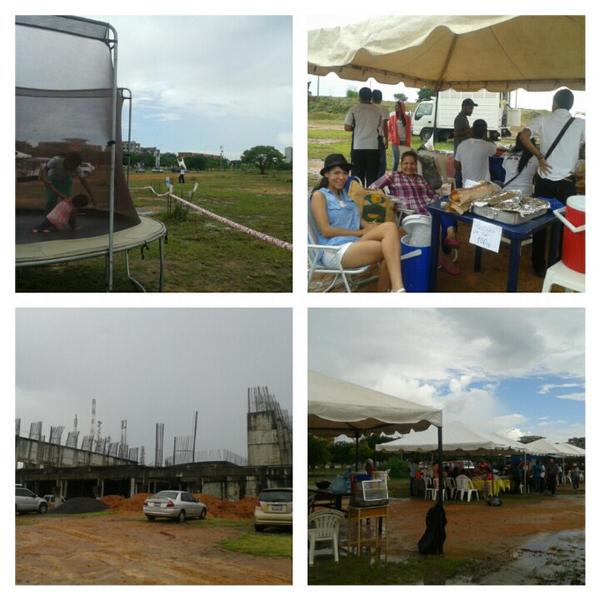 OroTv's tweet photo. #PuertoOrdaz hoy feria en pro de la recolección de fondos para la construcción de la catedral en la cruz del papa http://t.co/5IOOrqhoES