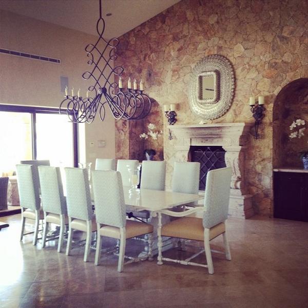 Cabo home inside...#luxuryhomes #luxuryhomesinternational #cabovilla #cabosanlucas #diningroom by carloheritagetexas